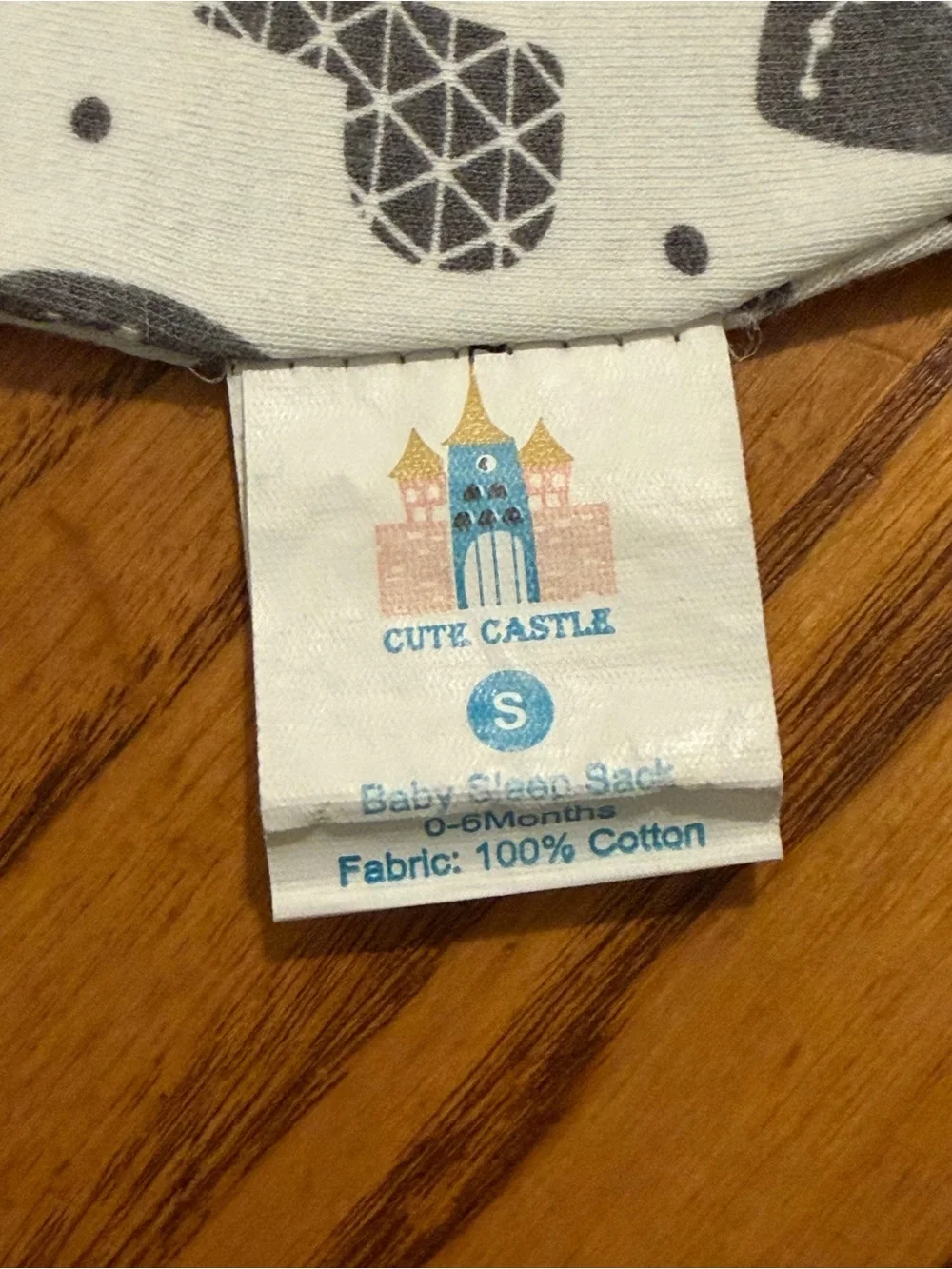 Baby Sleep Sack Bundle 0-6M Small | Burt’s Bees HALO HAPIU Cute Castle | 4pc